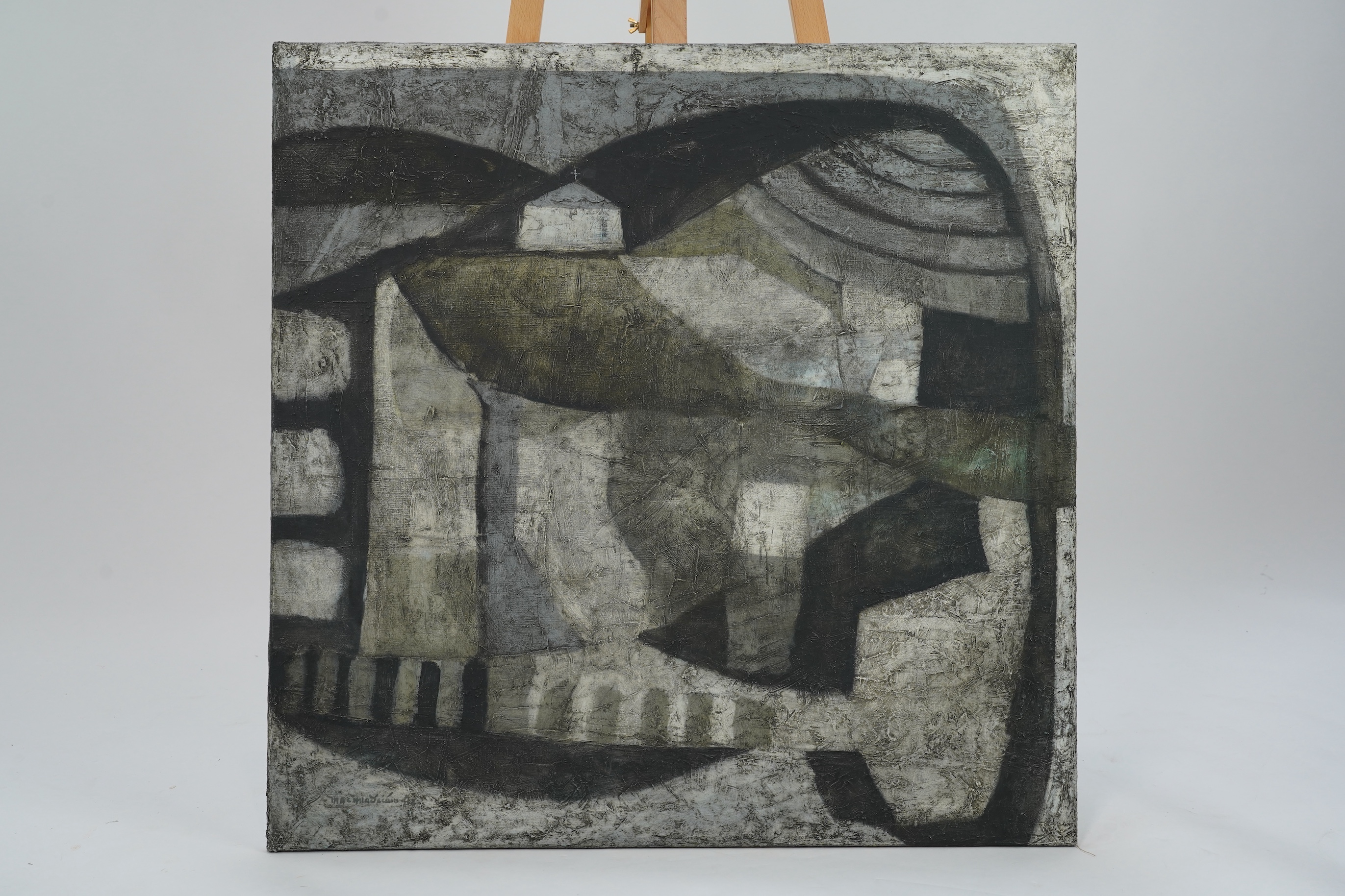 Padraig Macmiadhachain, Irish 1929-2017, 'St Aldhelm's Head, Dorset, July '82 - with normal chapel'